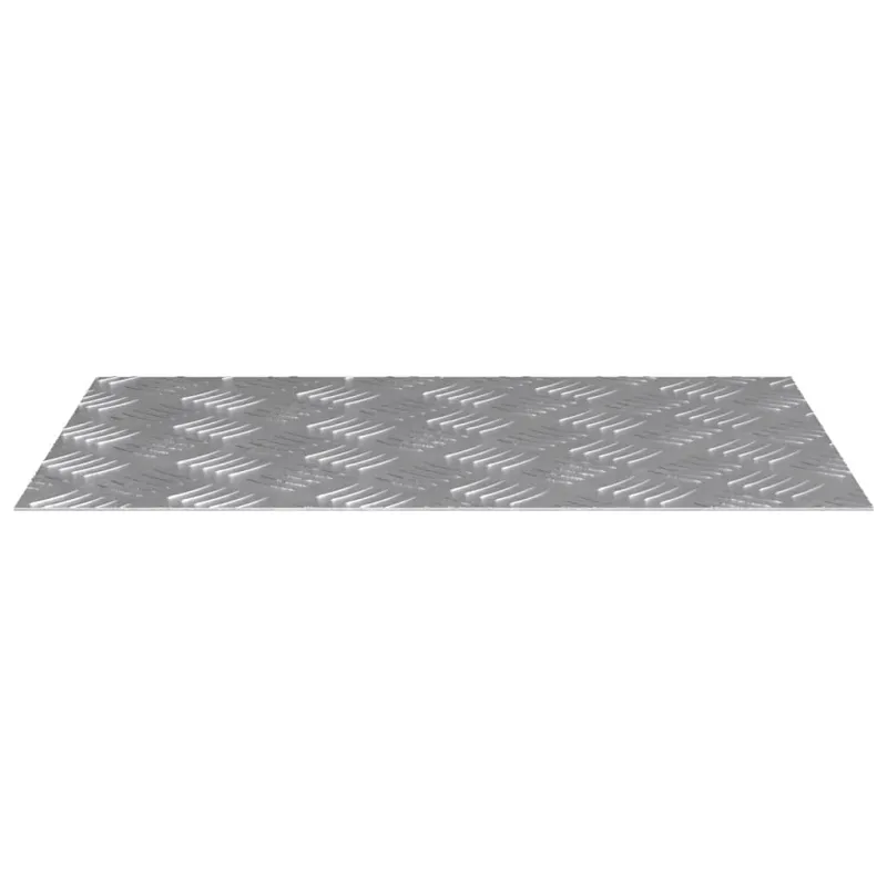 Laiptų danga Stačiakampio 2 pcs Sidabro 60 x 40 cm Aliuminis