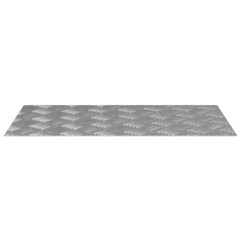 Laiptų danga Stačiakampio 2 pcs Sidabro 70 x 40 cm Aliuminis