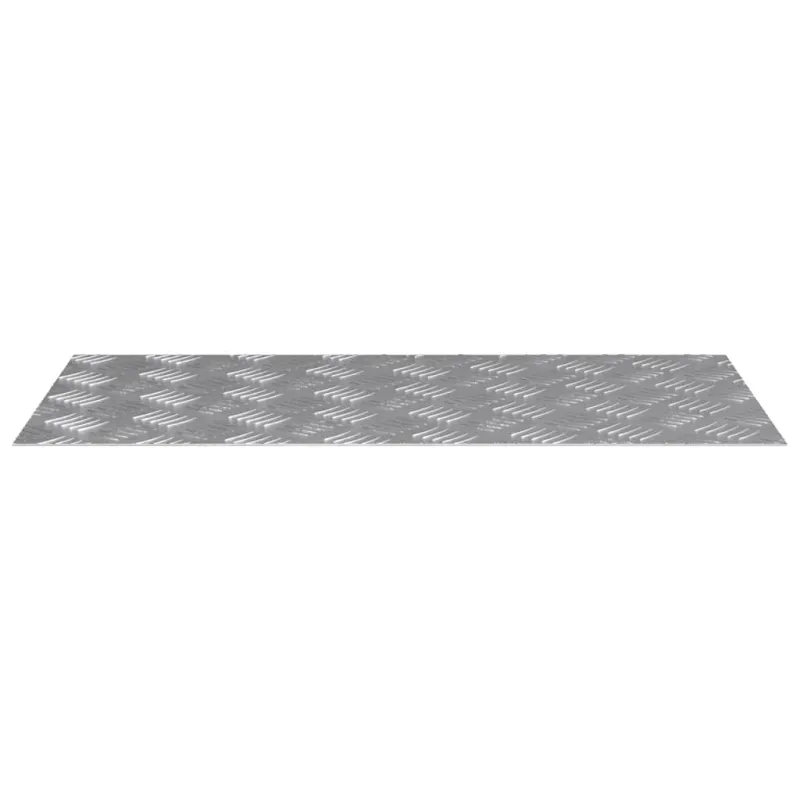 Laiptų danga Stačiakampio 4 pcs Sidabro 80 x 40 cm Aliuminis