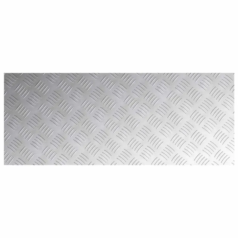 Laiptų danga Stačiakampio 2 pcs Sidabro 100 x 40 cm Aliuminis