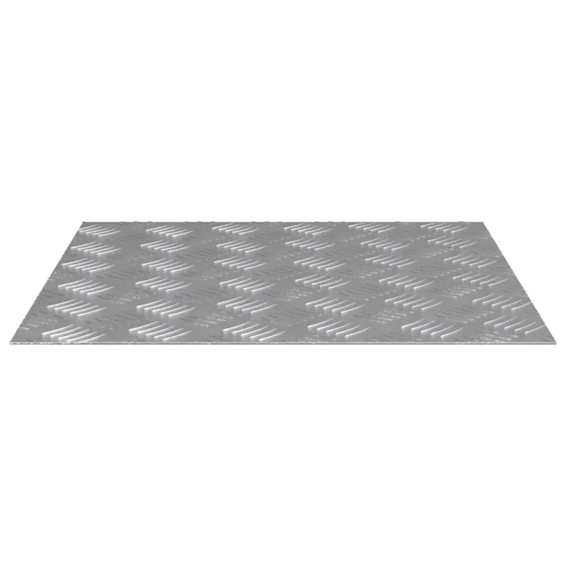 Laiptų danga Kvadrato 4 pcs Sidabro 50 x 50 cm Aliuminis
