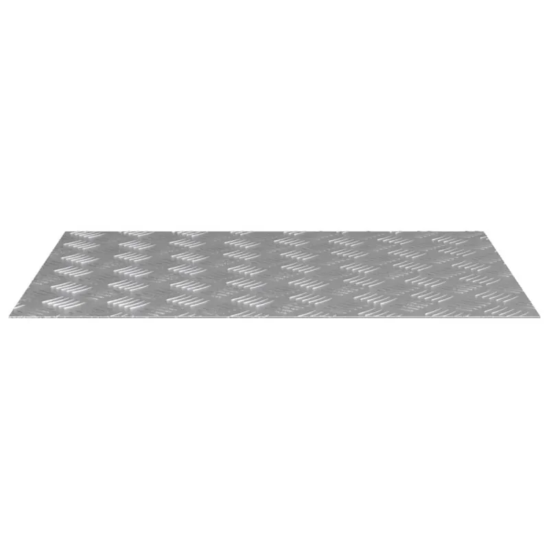 Laiptų danga Stačiakampio 2 pcs Sidabro 70 x 50 cm Aliuminis