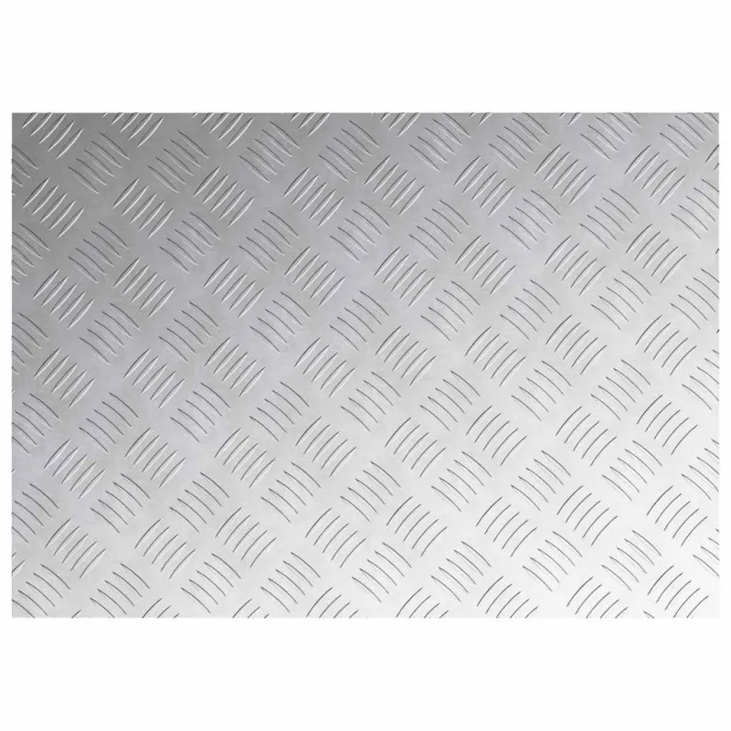 Laiptų danga Stačiakampio 4 pcs Sidabro 70 x 50 cm Aliuminis