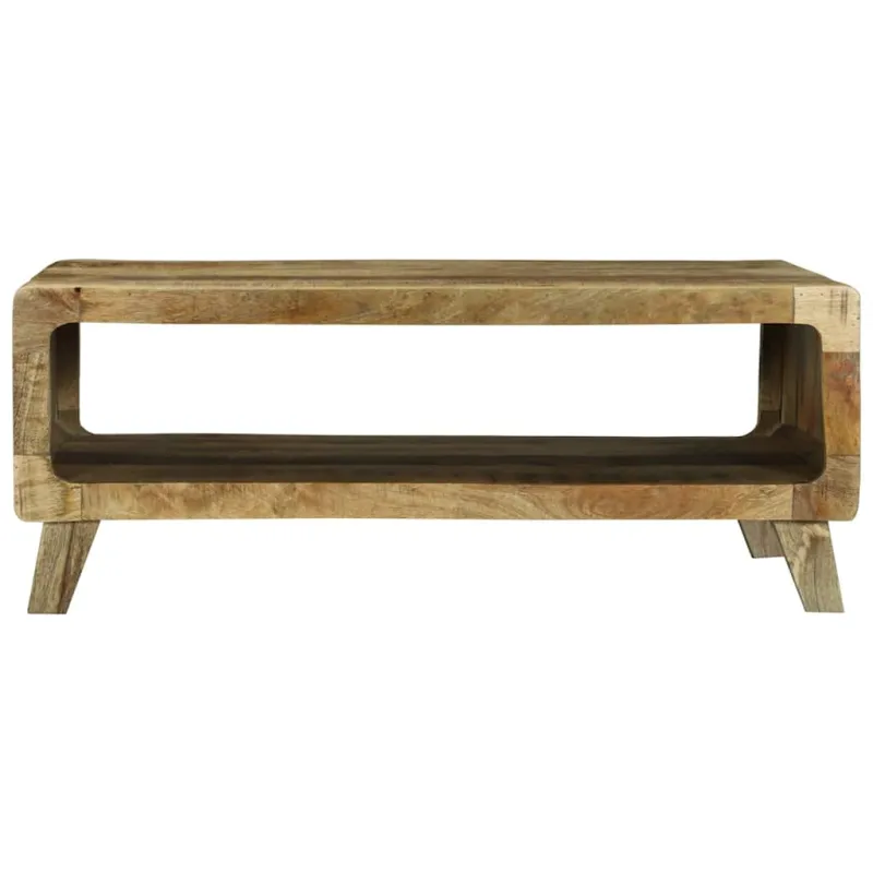 Kavos staliukas Ruda 90 x 50 x 35 cm Kietas mango medis