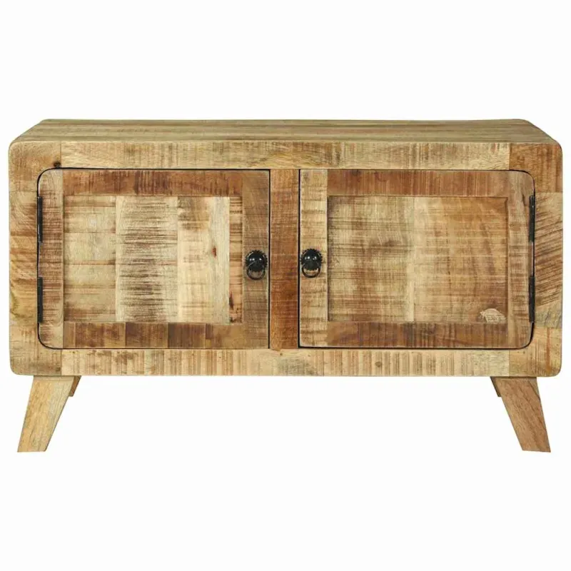 Kavos staliukas Ruda 80 x 54 x 45 cm Kietas mango medis