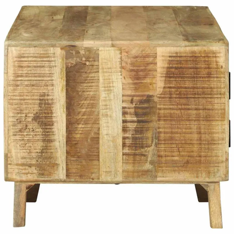 Kavos staliukas Ruda 80 x 54 x 45 cm Kietas mango medis