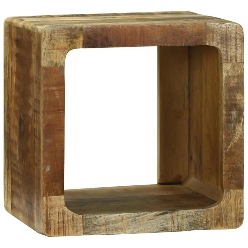 TV vienetai 2 pcs Ruda 36 x 30 x 36 cm Kietas mango medis