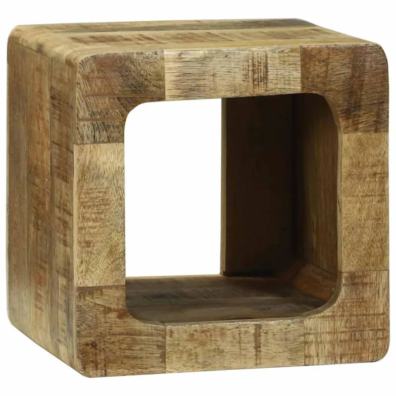 TV vienetai 2 pcs Ruda 36 x 30 x 36 cm Kietas mango medis
