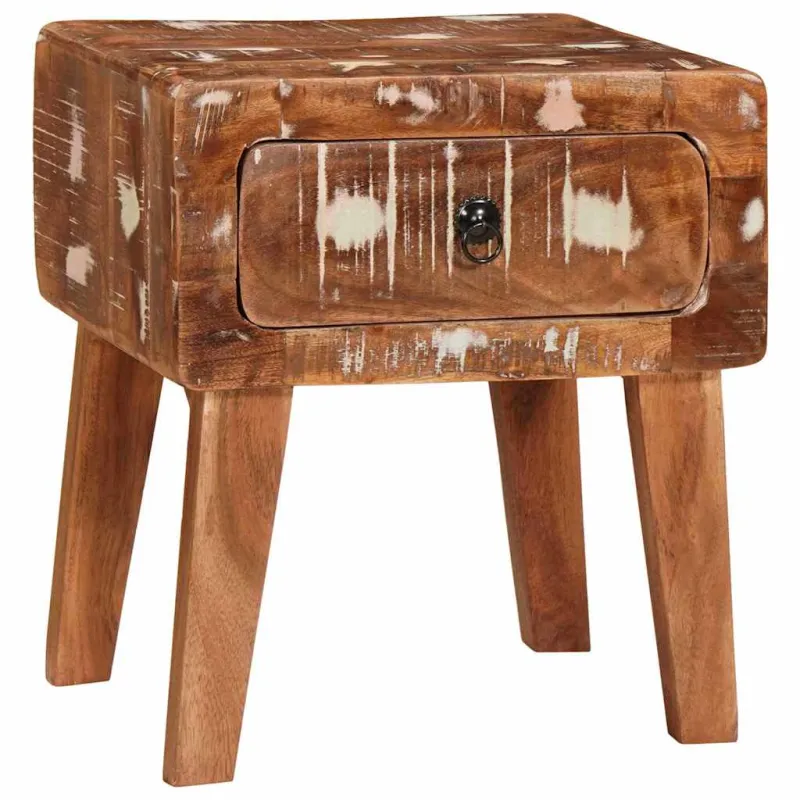 Žurnalinis staliukas Ruda 40 x 32 x 46 cm Kietas atkurtas medis