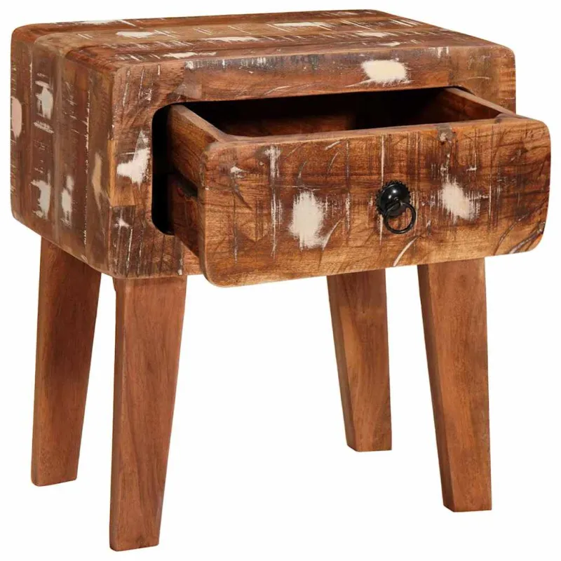 Žurnalinis staliukas Ruda 40 x 32 x 46 cm Kietas atkurtas medis