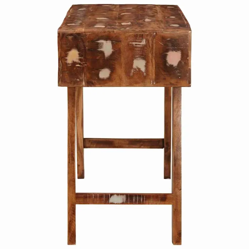 Makiažo stalas Ruda 90 x 76 x 45 cm Kietas atkurtas medis