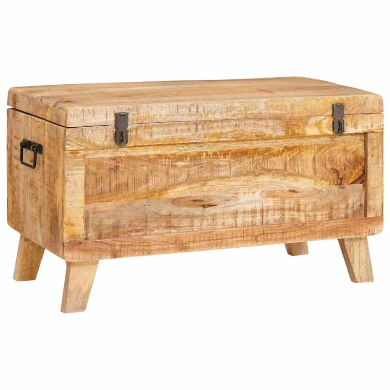 Saugojimo dėžė 70 x 35 x 40 cm mango medienos masyvas