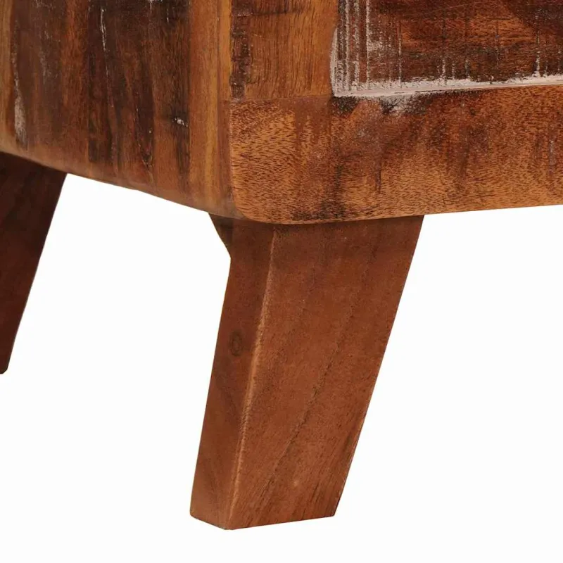 Saugojimo dėžė 70 x 35 x 40 cm perdirbtos medienos masyvas
