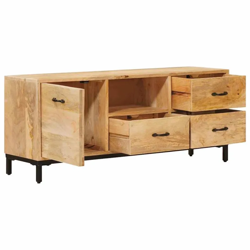 Televizorių stovai Ruda 110 x 30 x 46 cm Kietas mango medis