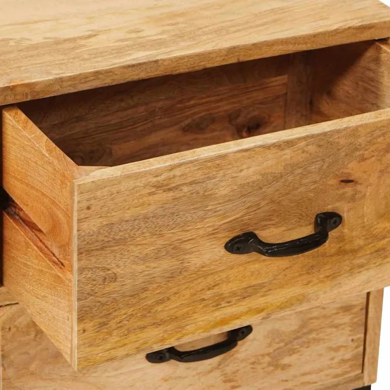 Televizorių stovai Ruda 110 x 30 x 46 cm Kietas mango medis