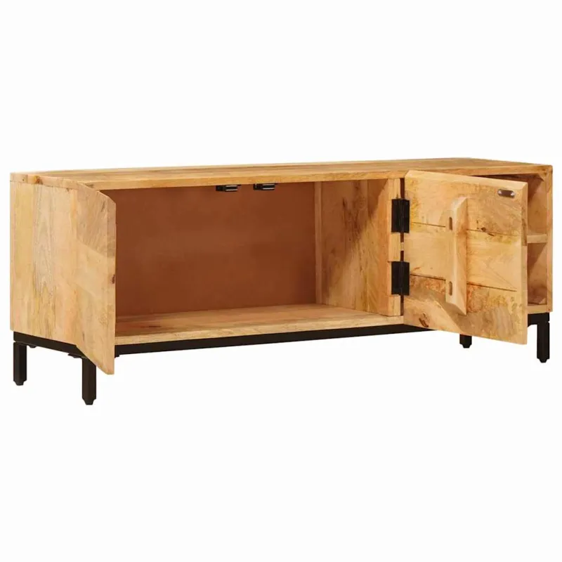 Saugojimo spintos Ruda 110 x 30 x 40 cm Kietas mango medis