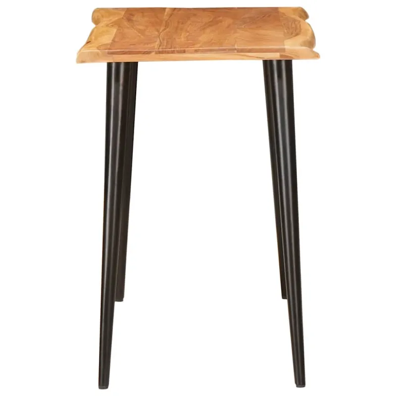 Valgomieji stalai Ruda ir juoda 110 x 55 x 78 cm