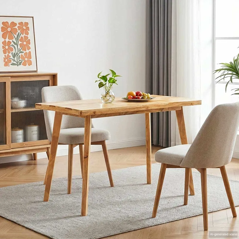 Valgomojo stalas Natūrali 100 x 55 x 75 cm Kietas mango medis
