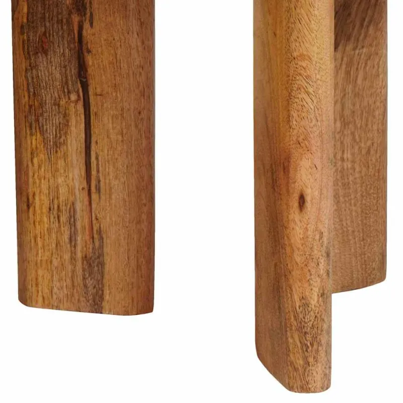 Sudediami kavos stalai 2 pcs Ruda Kietas mango medis