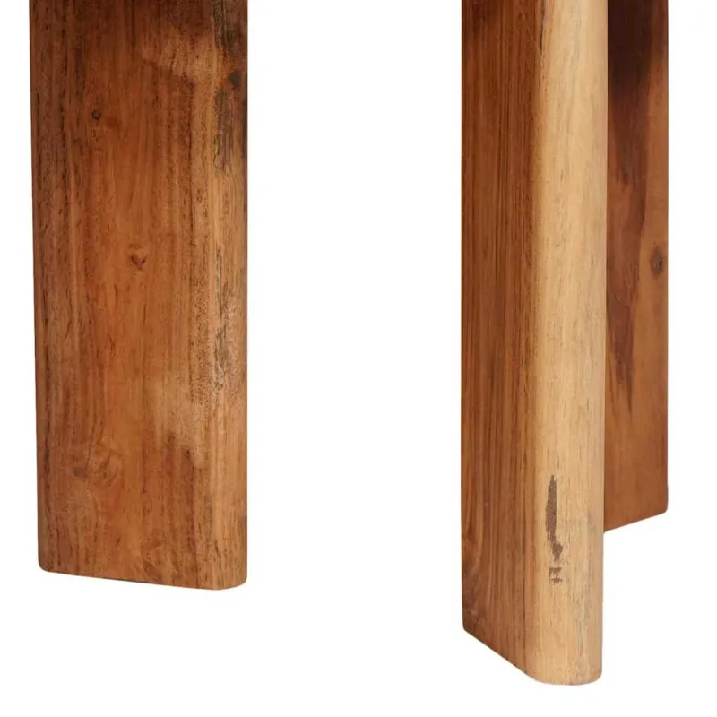 Sudediami kavos stalai 2 pcs Ruda Kietos akacijos mediena