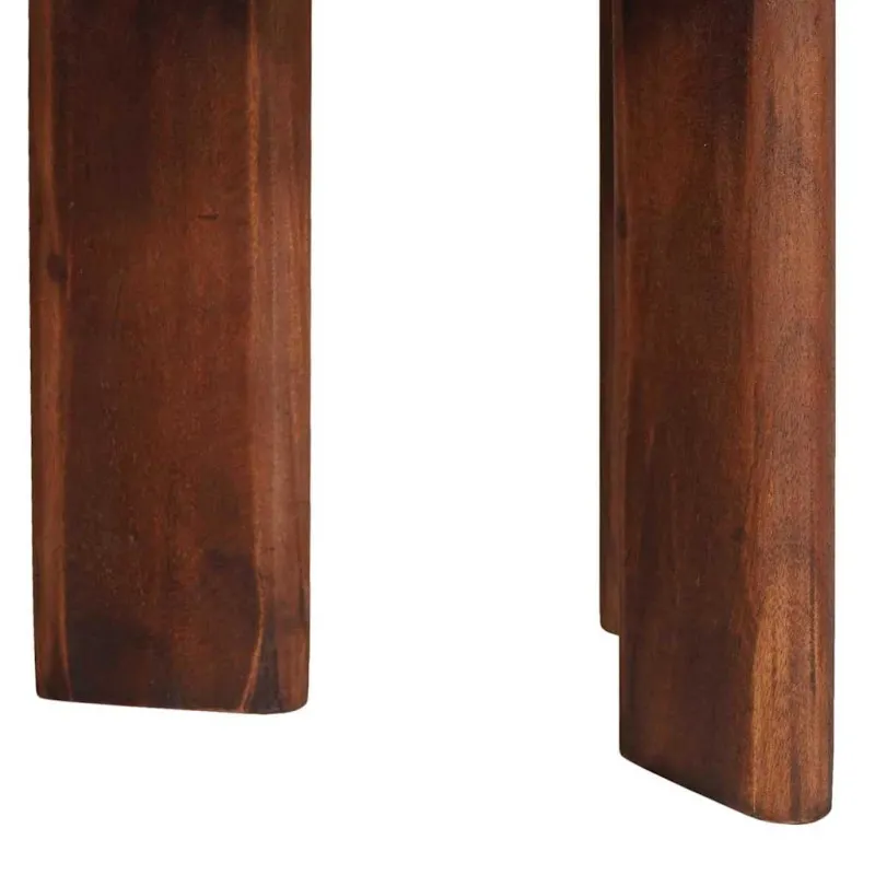 Sudediami kavos stalai 2 pcs Kieta atnaujinta mediena