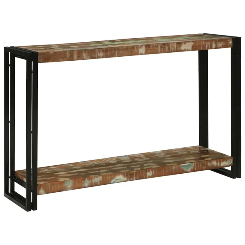 Konsolinis stalas 120 x 33 x 75 cm Kietas atkurtas medis