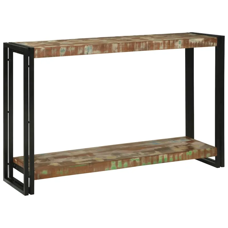 Konsolinis stalas 120 x 33 x 75 cm Kietas atkurtas medis