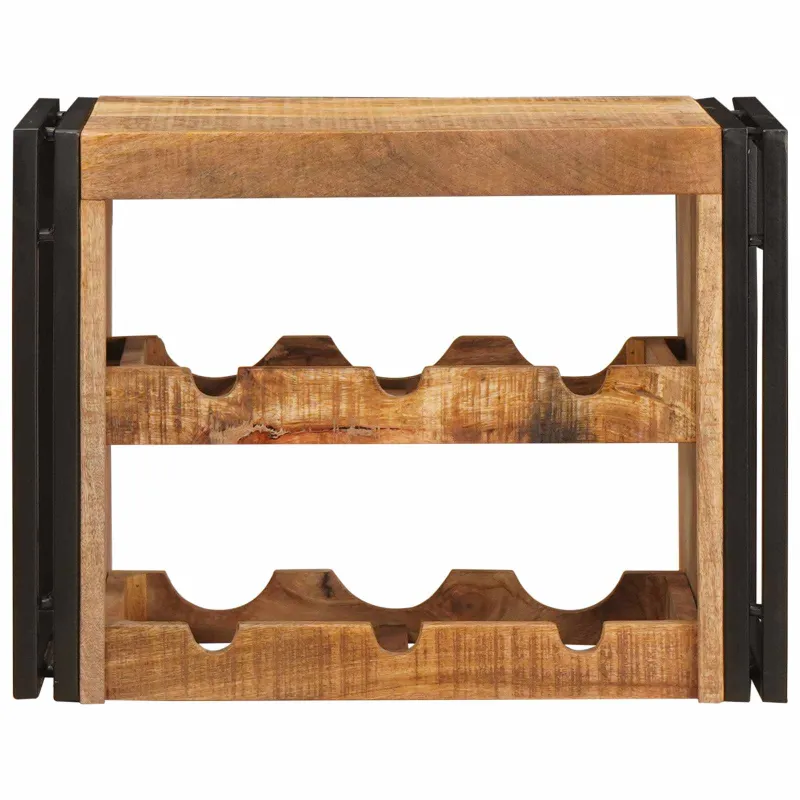 Vyno stovas Ruda 60 x 45 x 33 cm Kietas Rupus Mangų Medis