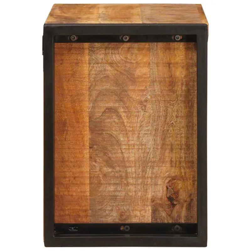 Vyno stovas Ruda 60 x 45 x 33 cm Kietas Rupus Mangų Medis