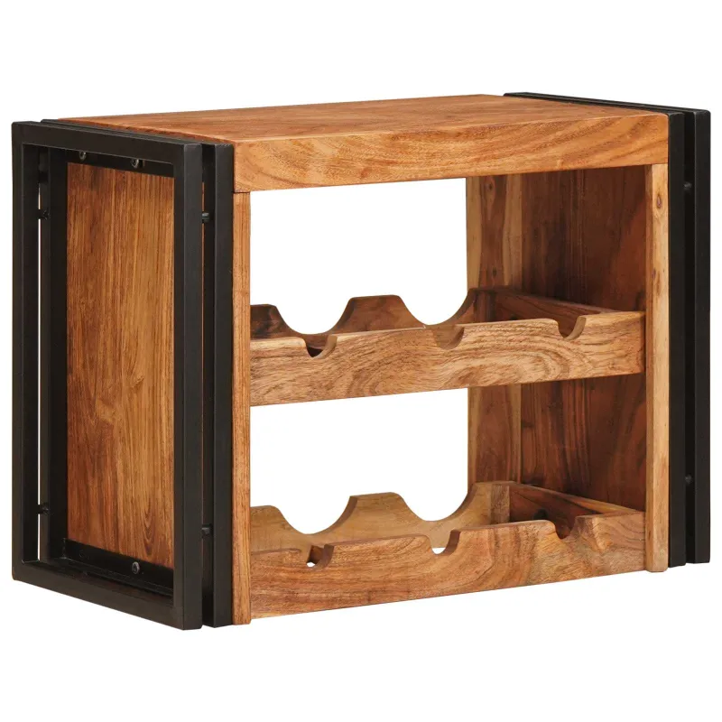 Vyno stovas Ruda 60 x 45 x 33 cm Kietos akacijos mediena