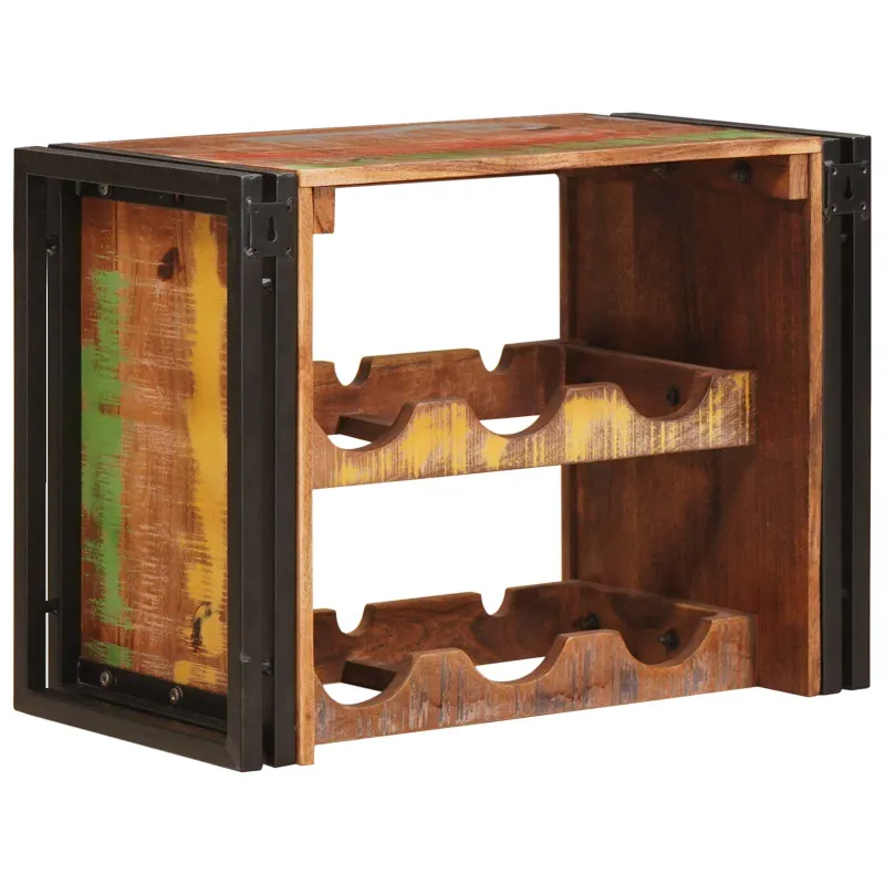 Vyno stovas Ruda 60 x 45 x 33 cm Kieta atnaujinta mediena