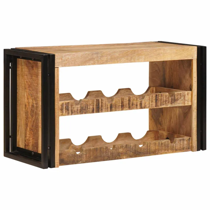 Vyno stovas Ruda 80 x 45 x 33 cm Kietas Rupus Mangų Medis