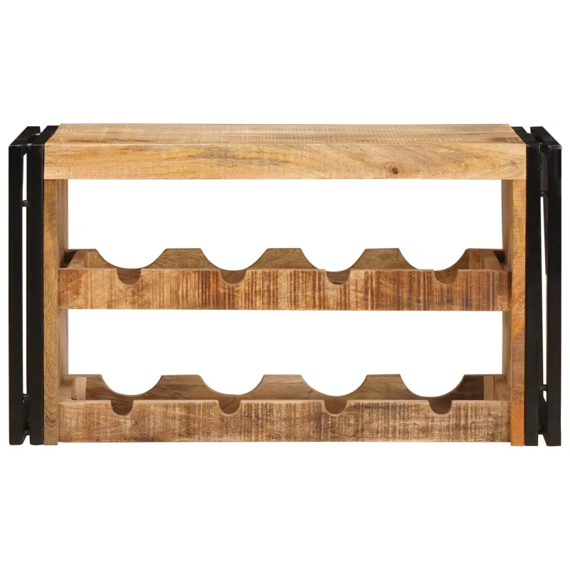 Vyno stovas Ruda 80 x 45 x 33 cm Kietas Rupus Mangų Medis