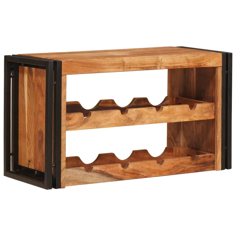 Vyno stovas Ruda 80 x 45 x 33 cm Kietos akacijos mediena