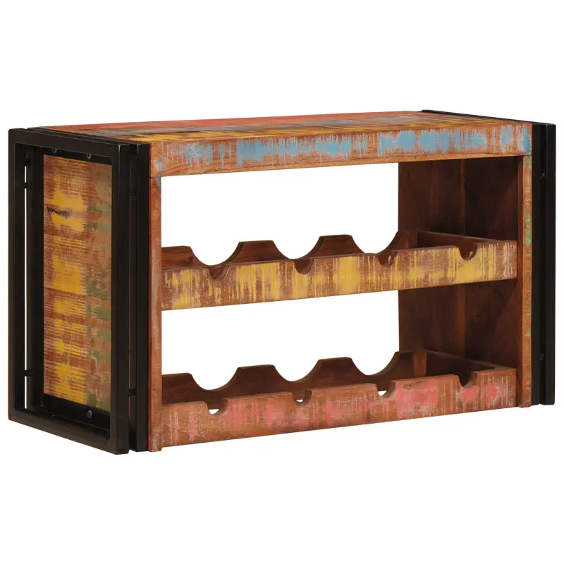 Vyno stovas Ruda 80 x 45 x 33 cm Kieta atnaujinta mediena