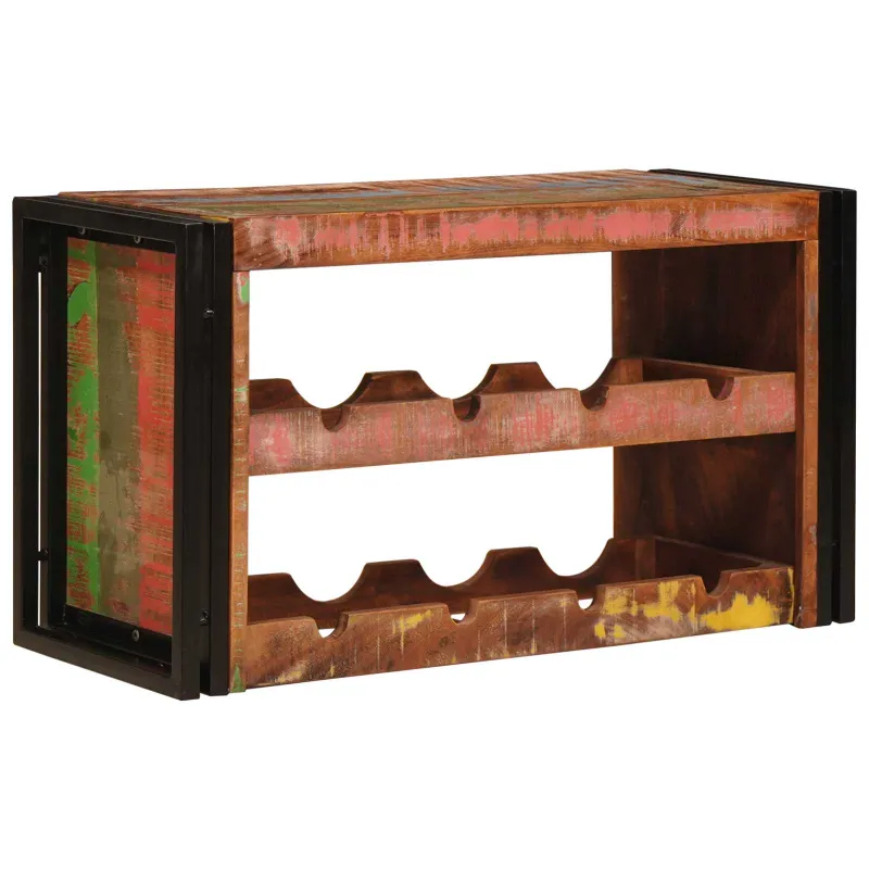 Vyno stovas Ruda 80 x 45 x 33 cm Kieta atnaujinta mediena