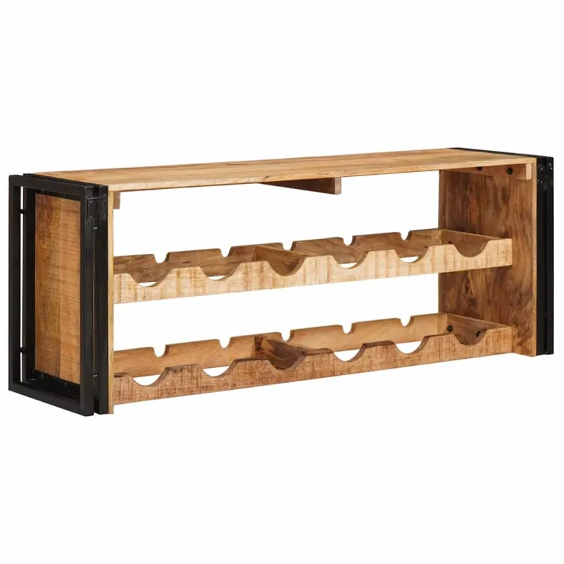 Vyno stovas Ruda 100 x 45 x 33 cm Kietas Rupus Mangų Medis
