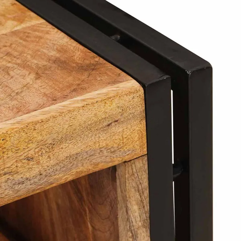 Vyno stovas Ruda 100 x 45 x 33 cm Kietas Rupus Mangų Medis