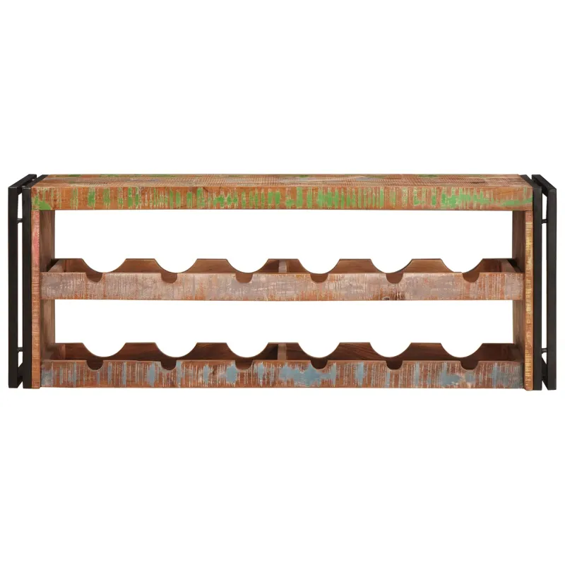 Vyno stovas Ruda 120 x 45 x 33 cm Kieta atnaujinta mediena