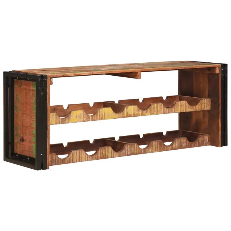 Vyno stovas Ruda 120 x 45 x 33 cm Kieta atnaujinta mediena