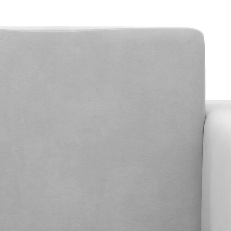 Vaikiška sofa-lova, šviesiai pilkos spalvos, minkštas pliušas