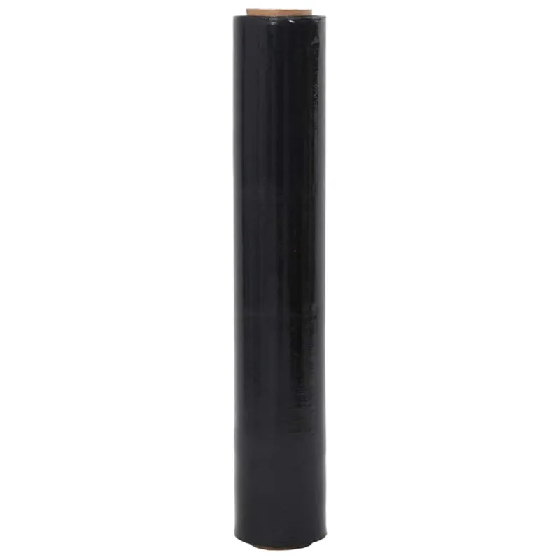 Stretch Film 2 vnt Juoda 20 μm 50 cm x 150 m