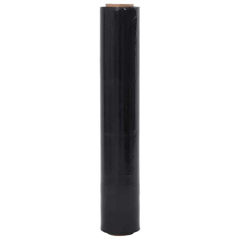 Stretch Film 6 vnt Juoda 30 μm 50 cm x 150 m