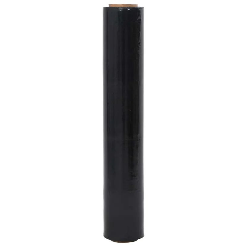 Stretch Film 2 vnt Juoda 20 μm 50 cm x 300 m