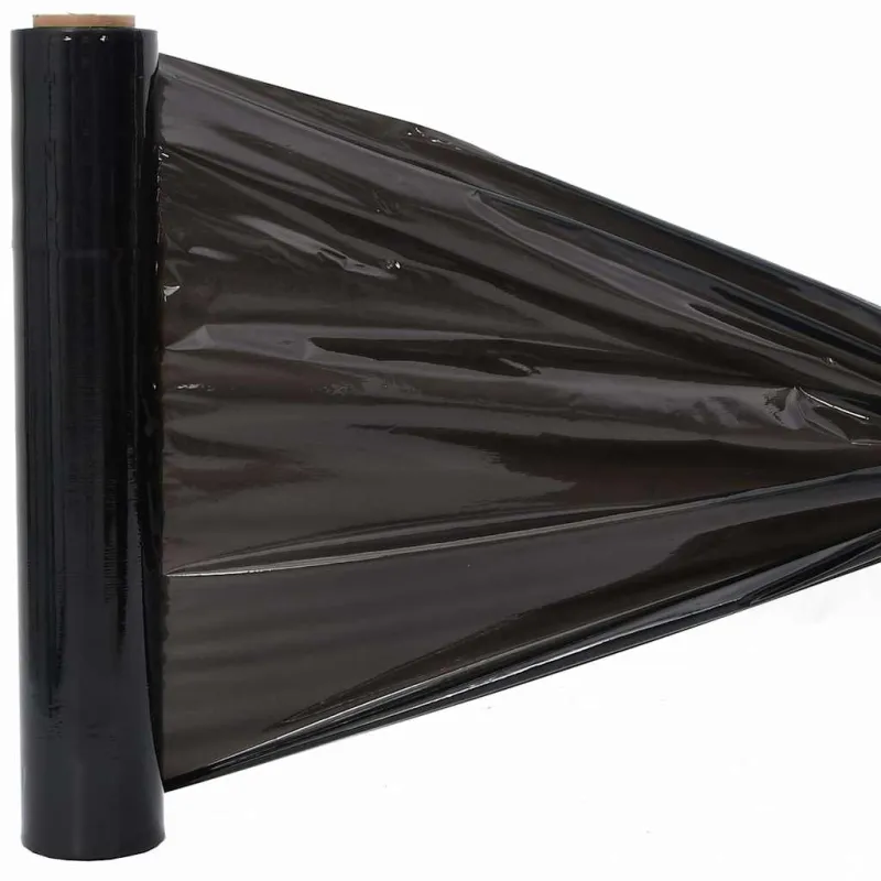 Stretch Film 2 vnt Juoda 30 μm 50 cm x 300 m