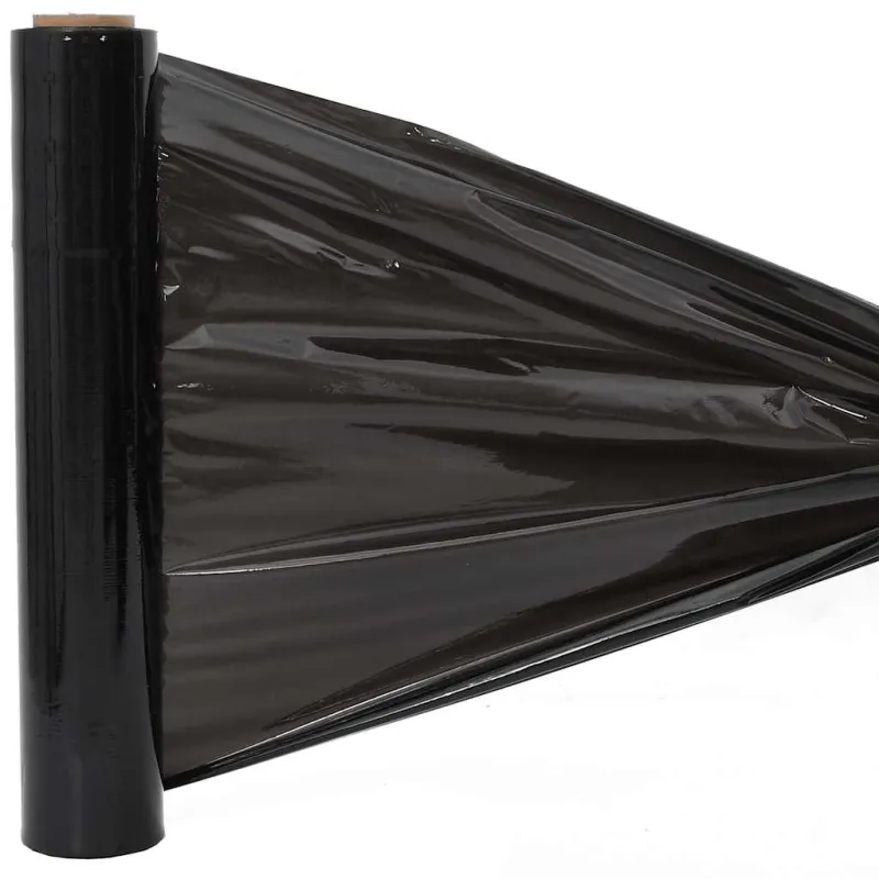 Stretch Film 6 vnt Juoda 17 μm 50 cm x 300 m