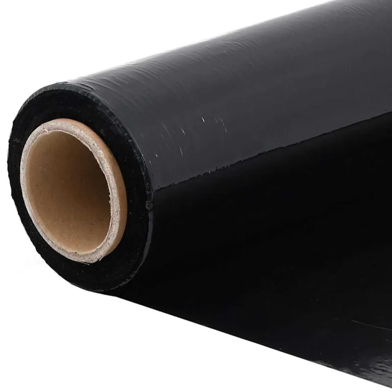 Stretch Film 6 vnt Juoda 23 μm 50 cm x 300 m