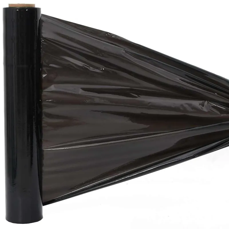 Stretch Film 6 vnt Juoda 30 μm 50 cm x 300 m