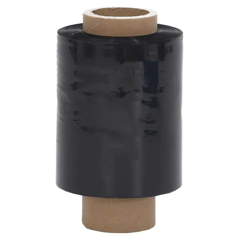Stretch Films 50 vnt Juoda 23 µm 10 cm x 150 m