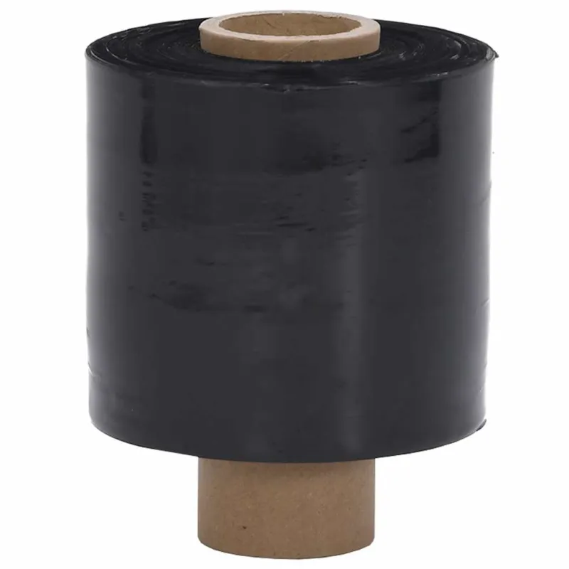 Stretch Films 10 vnt Juodos 23 µm 10 cm x 300 m